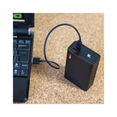 Батарея універсальна EMOS 20000mAh NTBF20, 65W, Pass-through, black (B0560B) Батарея універсальна EMOS 20000mAh NTBF20, 65W, Pass-through, black (B0560B)