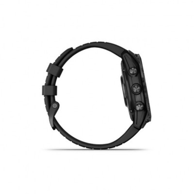 Смарт-годинник Garmin fenix 7 Pro Solar, Glass, SltGrySS w/Black Band, GPS (010-02777-01)