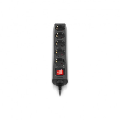 Мережевий фільтр живлення REAL-EL RS-PROTECT M 10m, black (EL122300037)