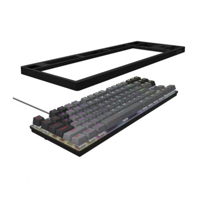 Клавіатура Lorgar Azar 514TKL RGB Mechanical USB UA Black/Grey (LRG-GK514TKL-BK-UA)