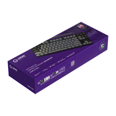 Клавіатура Lorgar Azar 514TKL RGB Mechanical USB UA Black/Grey (LRG-GK514TKL-BK-UA)