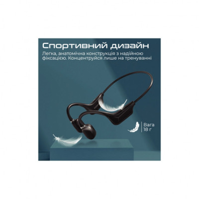 Навушники Promate Ripple Black (ripple.black)