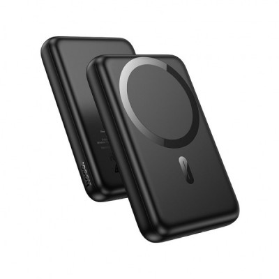 Батарея універсальна HOCO 10000mAh Grace PD/20W Magnetic Black (J141 / 714984)