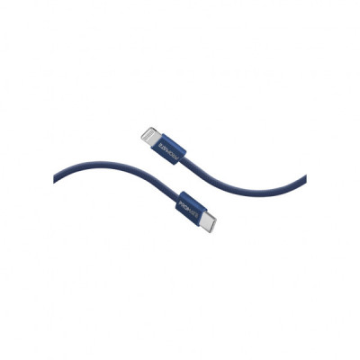 Дата кабель USB-C to Lightning ecoline-ci120.navy Promate (ecoline-ci120.navy)