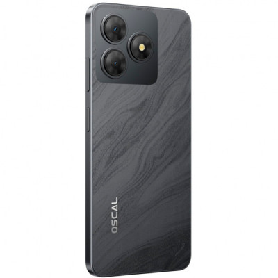 Мобільний телефон Oscal Flat 2 4/128GB Phantom Black