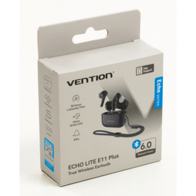 Навушники Vention Echo Lite E11 Plus Black (NBVB0-Plus)