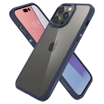 Чохол до мобільного телефона Spigen Apple iPhone 14 Pro Ultra Hybrid, Navy Blue (ACS04962)