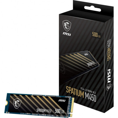 Накопичувач SSD MSI M.2 2280 500GB SPATIUM M450 (S78-440K190-P83)