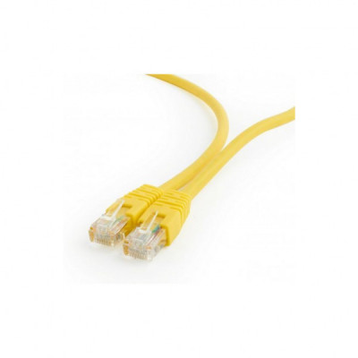 Патч-корд 1м UTP cat 6 CCA yellow Cablexpert (PP6U-1M/Y)