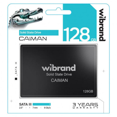 Накопичувач SSD 2.5" 128GB Caiman Wibrand (WI2.5SSD/CA128GBST)