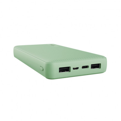 Батарея універсальна Trust Primo 20000 mAh ECO (USB-C/3A, 2*USB-A/2.4А) Green (25027_TRUST)