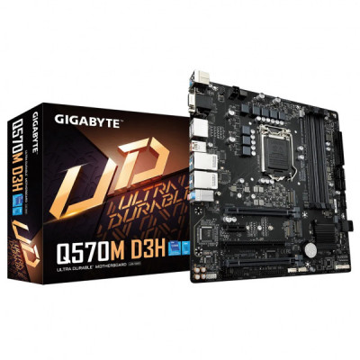 Материнська плата GIGABYTE Q570M D3H