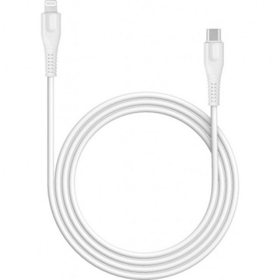 Дата кабель USB Type-C to Lightning 1.2m MFI White Canyon (CNS-MFIC4W)