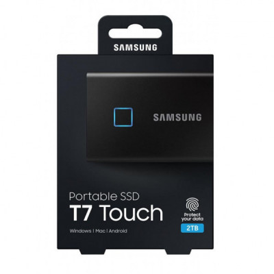 Накопичувач SSD USB 3.2 2TB T7 Touch Samsung (MU-PC2T0K/WW)