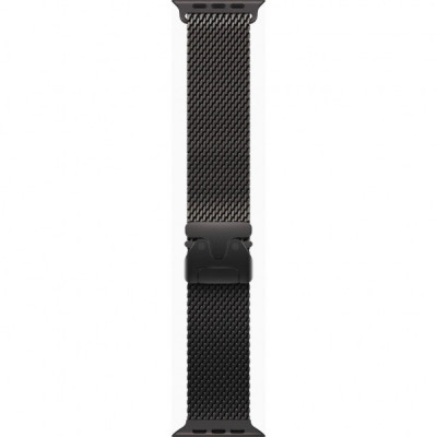 Смарт-годинник Apple Watch Ultra 3 GPS + Cellular 49mm Black Titanium Case with Black Titanium Milanese Loop - Medium (MF1Q4QP/A)