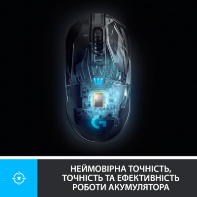 Мишка Logitech G903 Lightspeed HERO 16K sensor Black (910-005672)