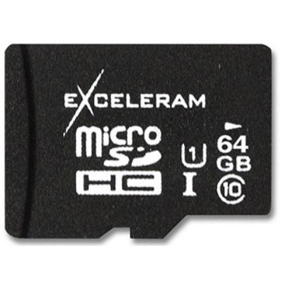 Карта пам'яті eXceleram 64Gb microSDXC class 10 UHS-I (MSD6410)