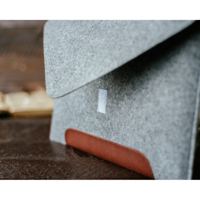 Чохол до ноутбука Gmakin 13.3" GM10 Grey/Brown, для MacBook Air/Pro 13.3 (GM10)