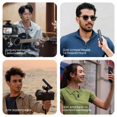 Мікрофон Boya Magic-07 Type-C Black (Magic-07) Мікрофон Boya Magic-07 Type-C Black (Magic-07)