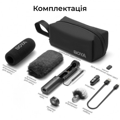 Мікрофон Boya Magic-07 Type-C Black (Magic-07) Мікрофон Boya Magic-07 Type-C Black (Magic-07)