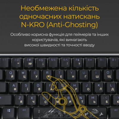 Клавіатура Ducky One 3 Mini Cherry MX Brown RGB UA USB Black (DKON2161ST-BUAPXCLAWSC1)