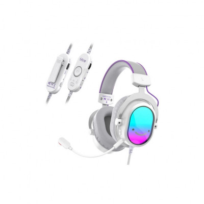 Навушники Fifine H16 7.1 RGB White (H16W) Навушники Fifine H16 7.1 RGB White (H16W)