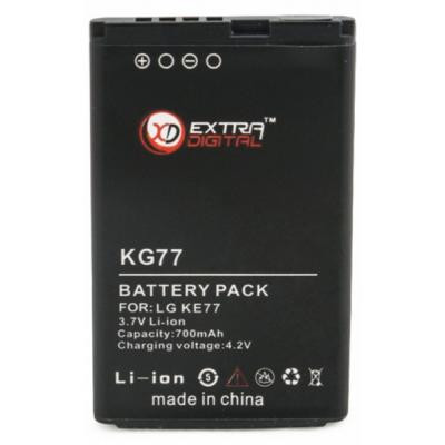 Акумуляторна батарея для телефону Extradigital LG KG77 (700 mAh) (DV00DV6058)