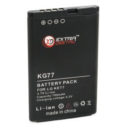 Акумуляторна батарея для телефону Extradigital LG KG77 (700 mAh) (DV00DV6058)