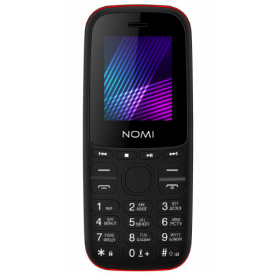 Мобільний телефон Nomi i189s Black Red