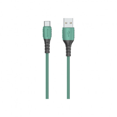 Дата кабель USB 2.0 AM to Type-C 1.0m PD-B51a Green Proda (PD-B51a-GR)