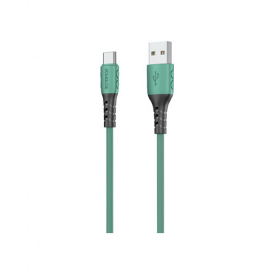 Дата кабель USB 2.0 AM to Type-C 1.0m PD-B51a Green Proda (PD-B51a-GR)