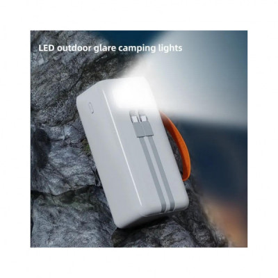 Батарея універсальна Denmen DP31 30000mAh PD/20W, QC/22,5W, flashlight, cable (DP-31WH)