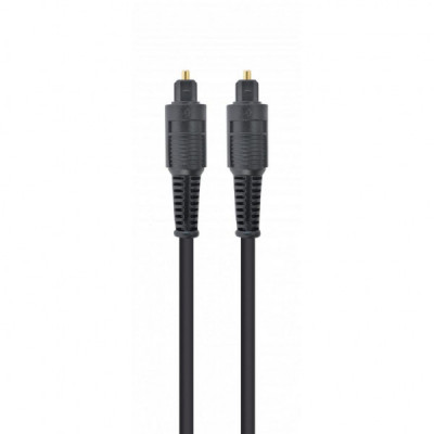 Кабель мультимедійний Optical Toslink M-M 1m black Cablexpert (CC-OPT-1M)