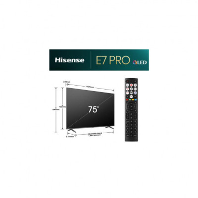 Телевізор Hisense 75E7NQ PRO
