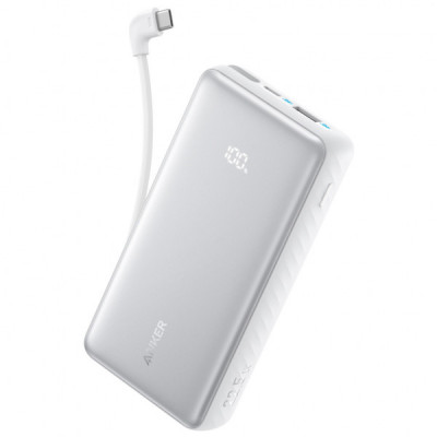 Батарея універсальна Anker 10000mAh 22.5W Built-In USB-C Cable White (A110DH21) Батарея універсальна Anker 10000mAh 22.5W Built-In USB-C Cable White (A110DH21)