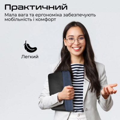 Чохол до ноутбука Promate 13" Limber-SB Black (limber-sb.black)