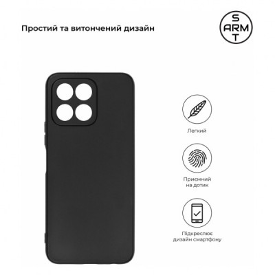 Чохол до мобільного телефона Armorstandart Matte Slim Fit Honor X6 Camera cover Black (ARM69401)