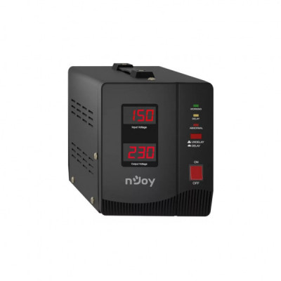 Стабілізатор напруги nJoy Alvis 2000 (AVRL-20002AL-CS01B) AVR, 2 розетки (Alvis 2000)