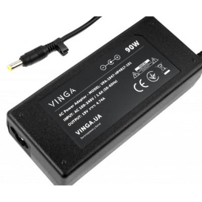 Блок живлення до ноутбуку Vinga HP 90W 19V 4.74A разъем 4.8*1.7 (VPA-1947-HP4817-101)