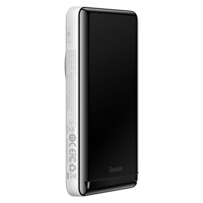 Батарея універсальна Baseus Magnetic Bracket 10000mAh 20W, White (PPCXZ10) (PPCX000002)