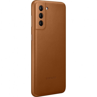 Чохол до мобільного телефона Samsung Leather Cover Samsung Galaxy S21+ Brown (EF-VG996LAEGRU)