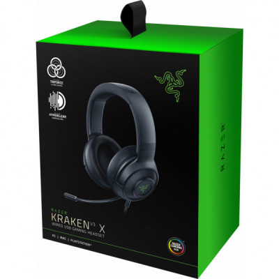 Навушники Razer Kraken V3 X USB Black (RZ04-03750300-R3M1)