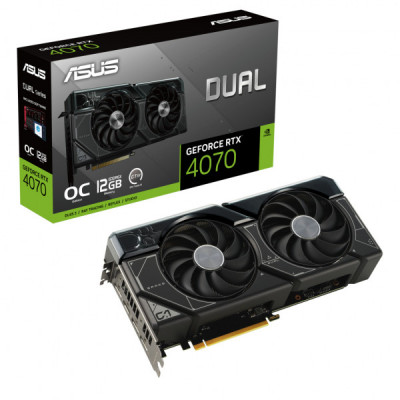 Відеокарта ASUS GeForce RTX4070 12Gb DUAL OC (DUAL-RTX4070-O12G)