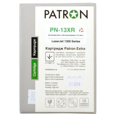Картридж Patron HP LJ1300 /Q2613X Extra (PN-13XR)