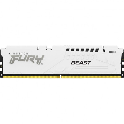 Модуль пам'яті для комп'ютера DDR5 32GB 6400 MHz Beast White XMP Kingston Fury (ex.HyperX) (KF564C32BW-32)