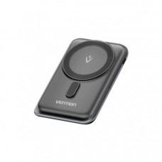 Батарея універсальна VENTION Magnetic Wireless 10000mAh 20W PD USB-C In/Out, QI-15W Black (FHNB0)