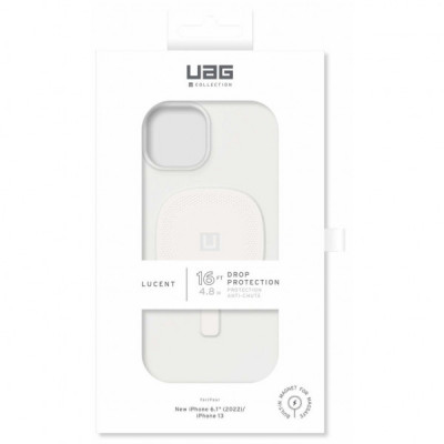 Чохол до мобільного телефона Uag [U] Apple iPhone 14 Lucent 2.0 Magsafe, Marshmallow (114076313535)