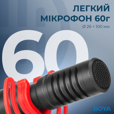 Мікрофон Boya BY-MM1+ Black (BY-MM1+) Мікрофон Boya BY-MM1+ Black (BY-MM1+)