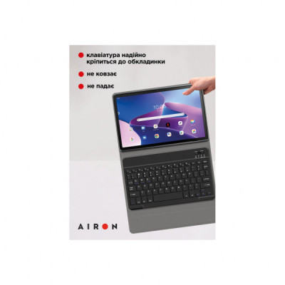 Чохол до планшета AirOn Premium Lenovo Tab M10 Plus 3rd Gen 2022 10.6 " BT Keyboard (4822352781084)