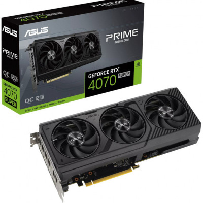 Відеокарта ASUS GeForce RTX4070 SUPER 12Gb PRIME OC (PRIME-RTX4070S-O12G)